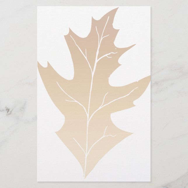 Papelaria Autumn Oak Leaf (Frente)