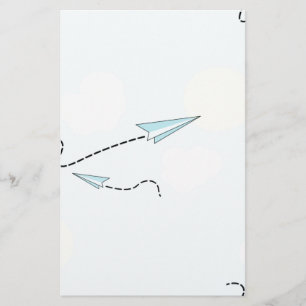 Papelaria aviões de papel