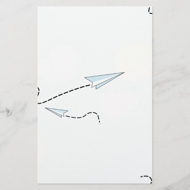 Papelaria aviões de papel (Frente)