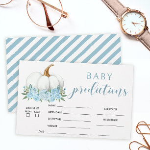 Papelaria Azul, uma pequena predição de chá de bebê abóbora