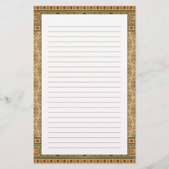 Papelaria Azulejos Mosaicos Italianos Decorativos pelo Visio (Frente)