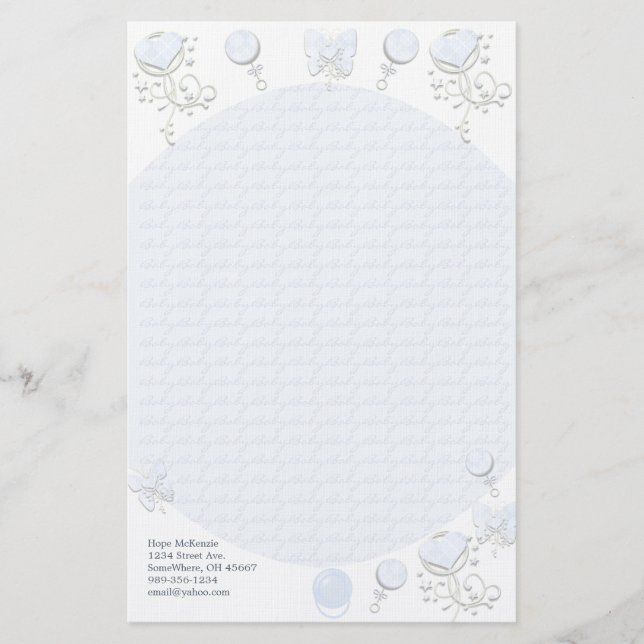 Papelaria Baby Heart Rattle Argyle Onsie Pink (Frente)