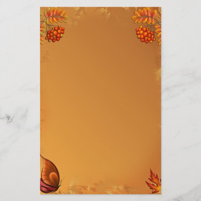 Papelaria Bagas do outono (Frente)