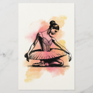 Papelaria Bailarina Dançando em Cores