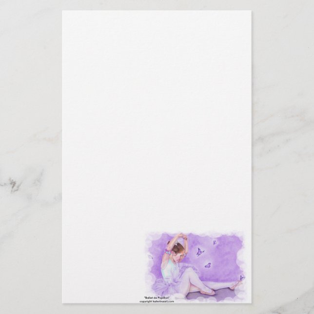 Papelaria Balé De Papillon Stationery (Frente)