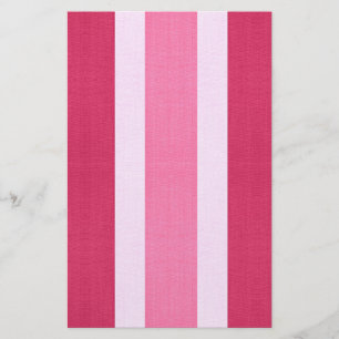 Papelaria Bandas vermelhas, brancas e cor-de-rosa