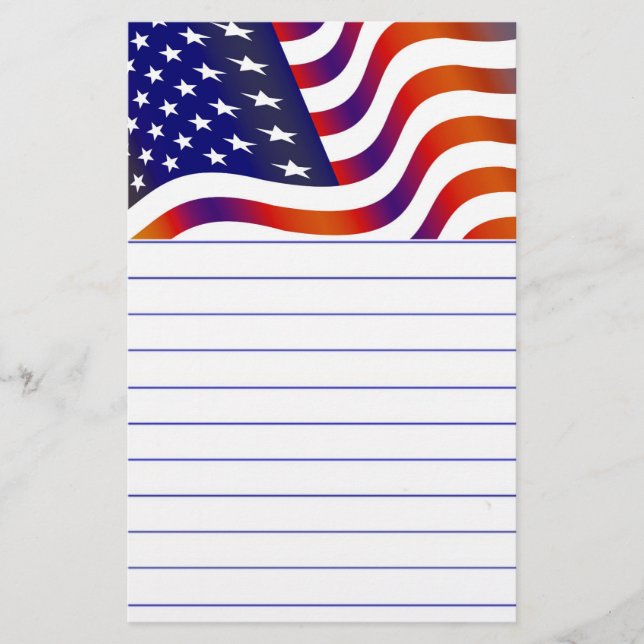 Papelaria Bandeira Americana (Frente)