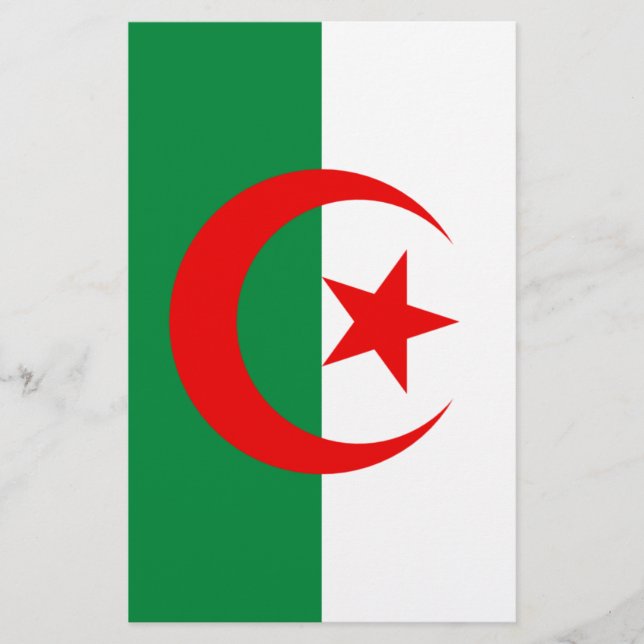 Papelaria Bandeira argelina (Frente)