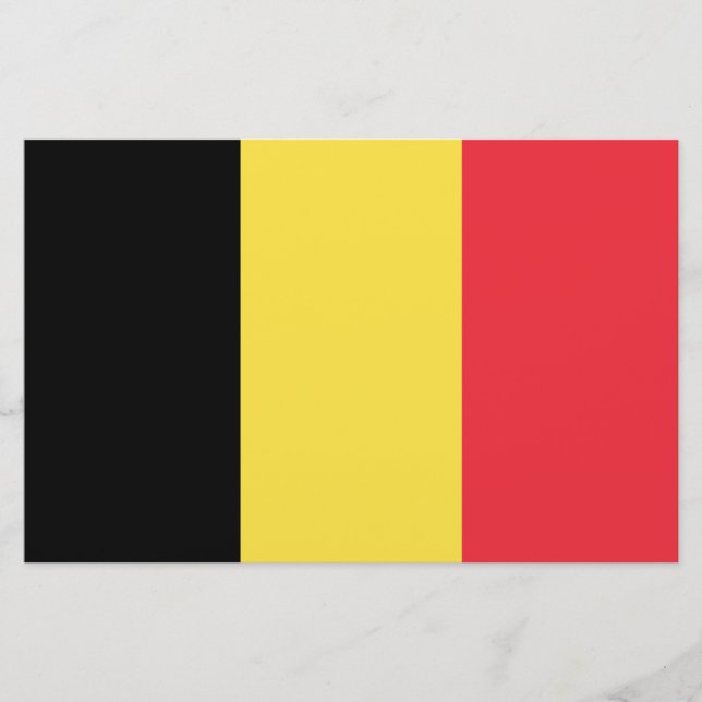 Papelaria Bandeira belga (Frente)