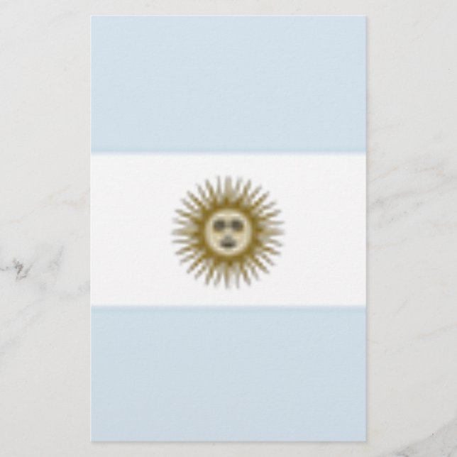 Papelaria Bandeira da Argentina (Frente)