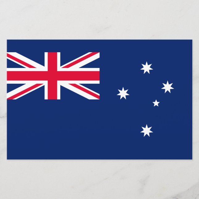 Papelaria Bandeira da Austrália (Frente)