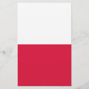 Papelaria Bandeira da Polônia