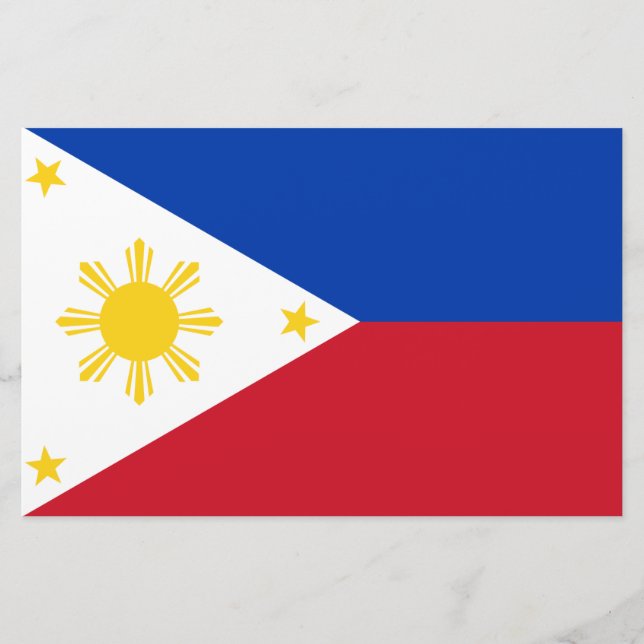 Papelaria Bandeira das Filipinas (Frente)