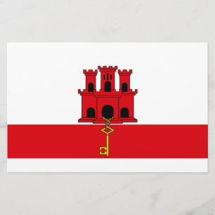 Papelaria Bandeira de Gibraltar