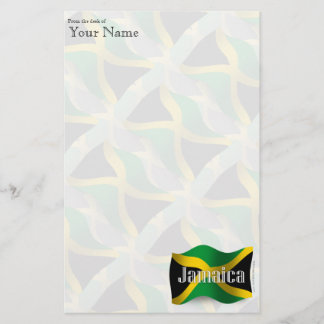 Papelaria Bandeira de ondulação de Jamaica