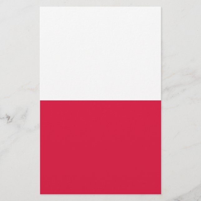 Papelaria Bandeira de Polônia (Frente)