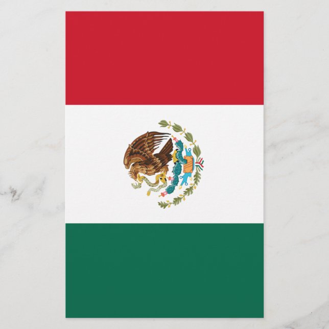 Papelaria Bandeira do México (Frente)