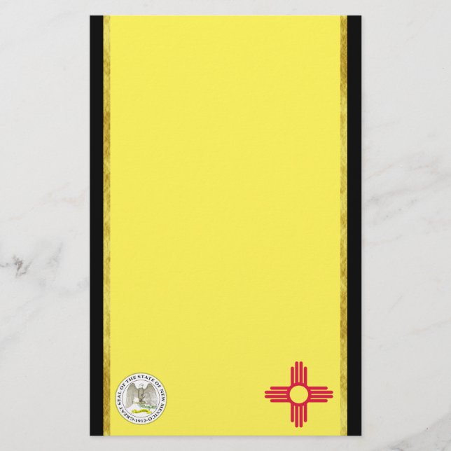 Papelaria Bandeira do Novo México (Frente)