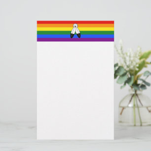 Papelaria bandeira do orgulho two-spirit de SlipperyJoe simb
