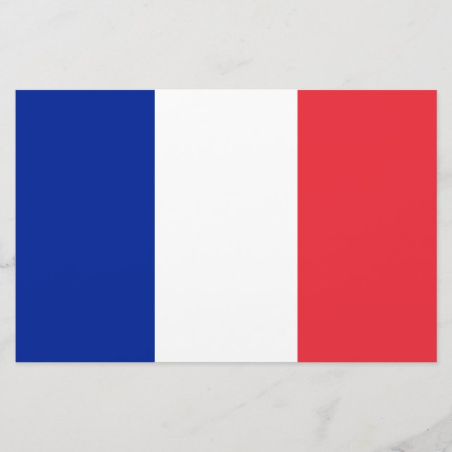 Papelaria Bandeira francesa (França) (Frente)