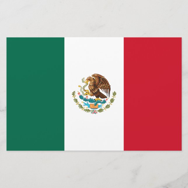 Papelaria Bandeira mexicana (México) (Frente)