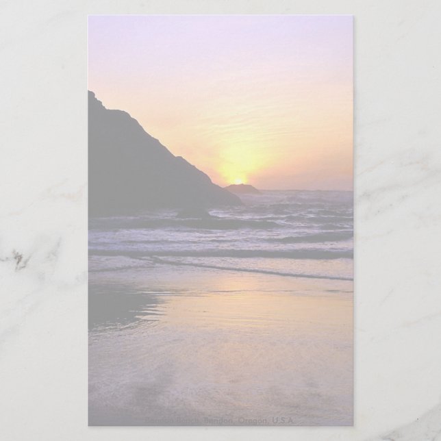 Papelaria Bandon Beach, Bandon, Oregon, EUA (Frente)