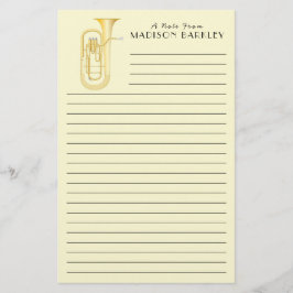 Papelaria Baritone Musical Teacher Stationery