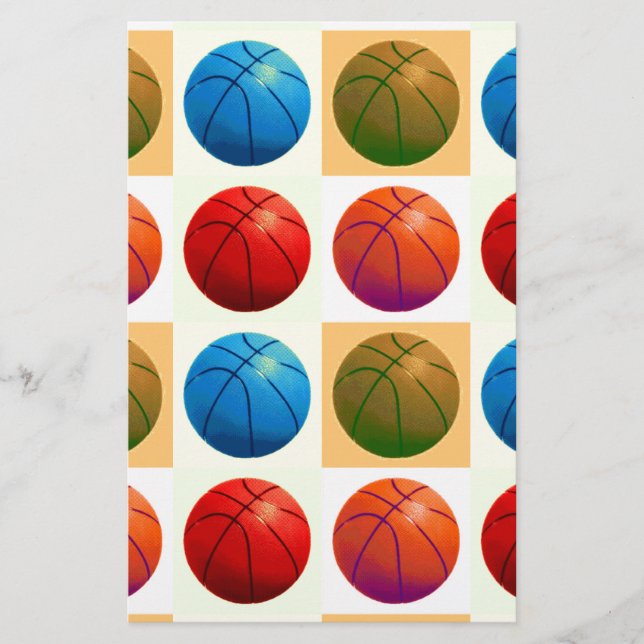 Papelaria Basquete de pop (Frente)