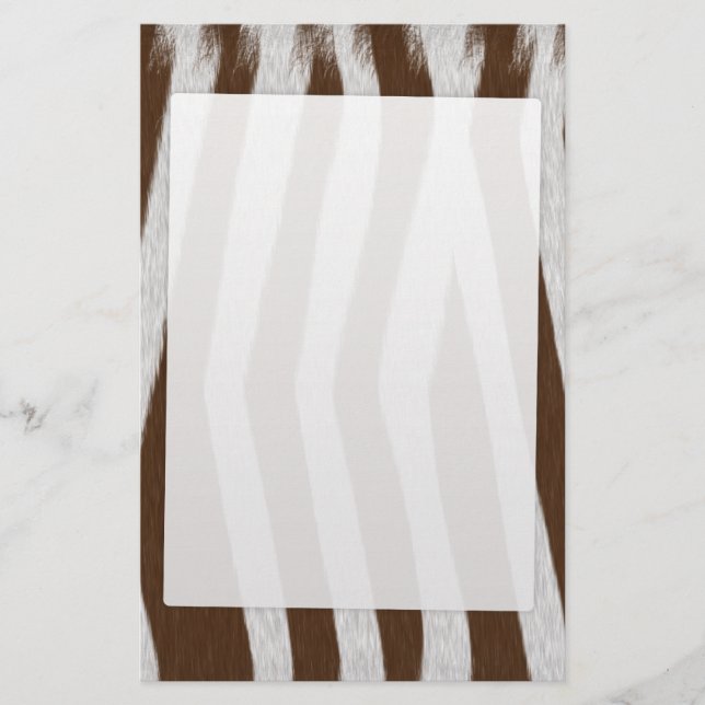 Papelaria Bebê Zebra (Frente)