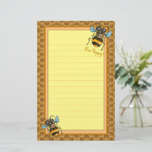 Papelaria Bee Happy! Abelha Mel Bonita