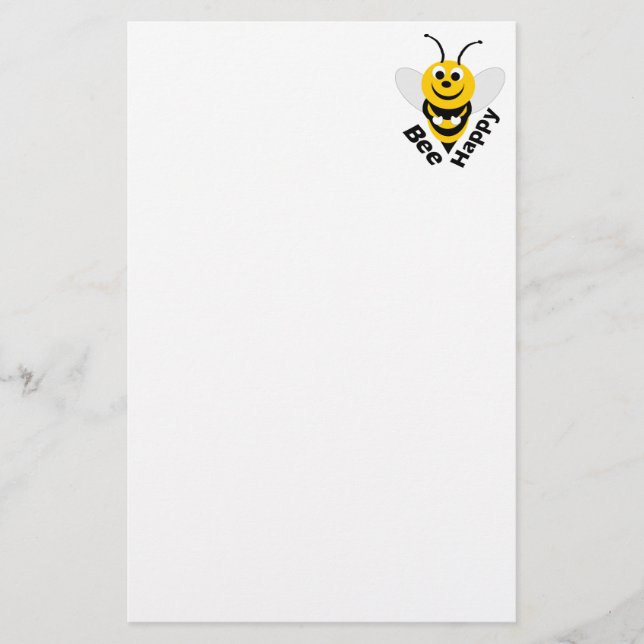 Papelaria Bee Happy Stationery (Frente)