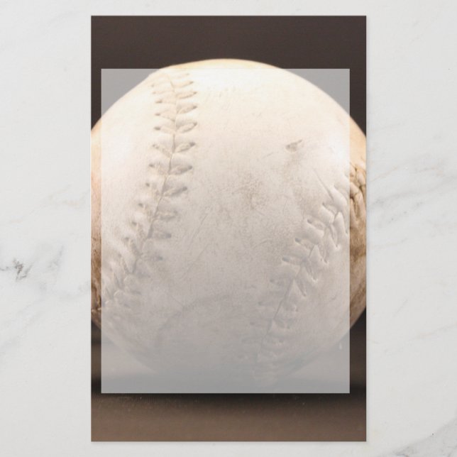 Papelaria Beisebol Antigo (Frente)