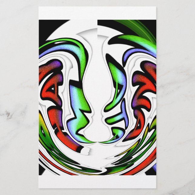 Papelaria Belo Design maravilhoso Tenha um belo dia colorido (Frente)