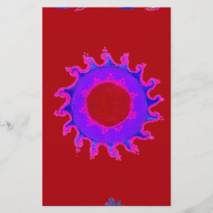 Papelaria Belo Incrível Motif Mehndi Maroon Art.