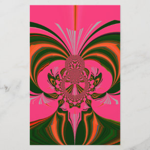 Papelaria Belo Ouro Vermelho Rosa Quente Africano Verde
