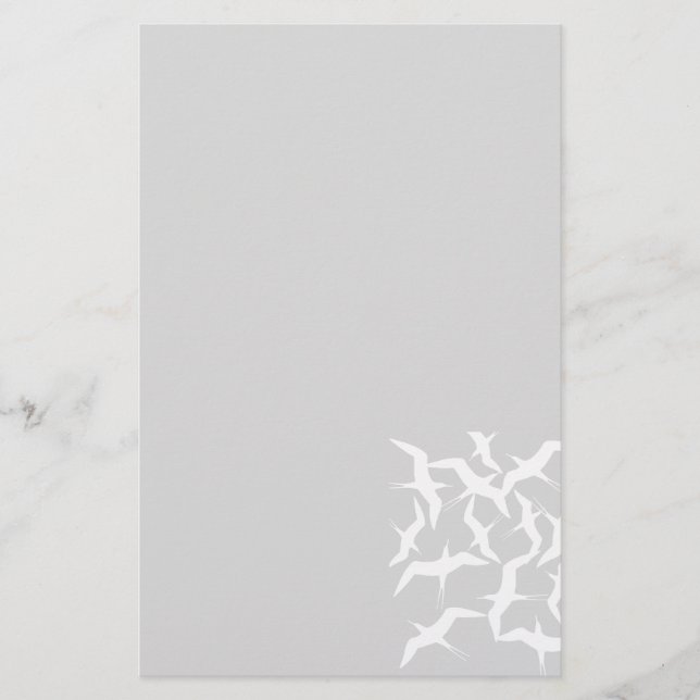 Papelaria Belo Produto de Padrão de Aves Voadoras (Frente)