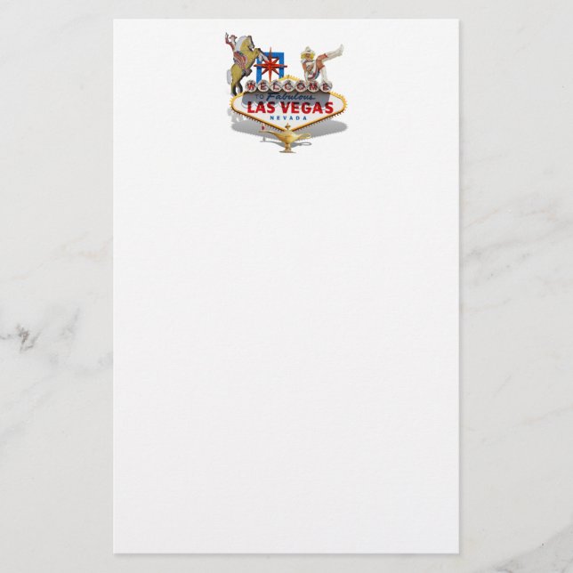 Papelaria Bem-vindo a Las Vegas (Frente)