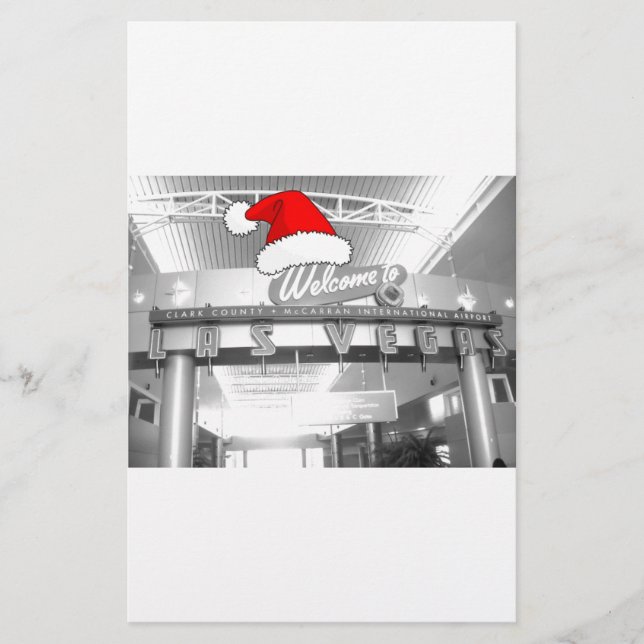 Papelaria Bem-vindo ao Natal de Las Vegas (Frente)