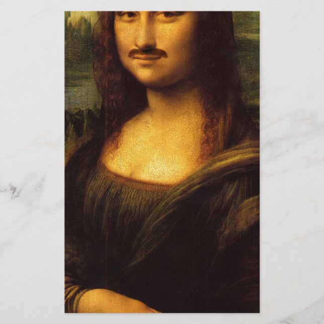 Papelaria bigode de mona lisa (Frente)