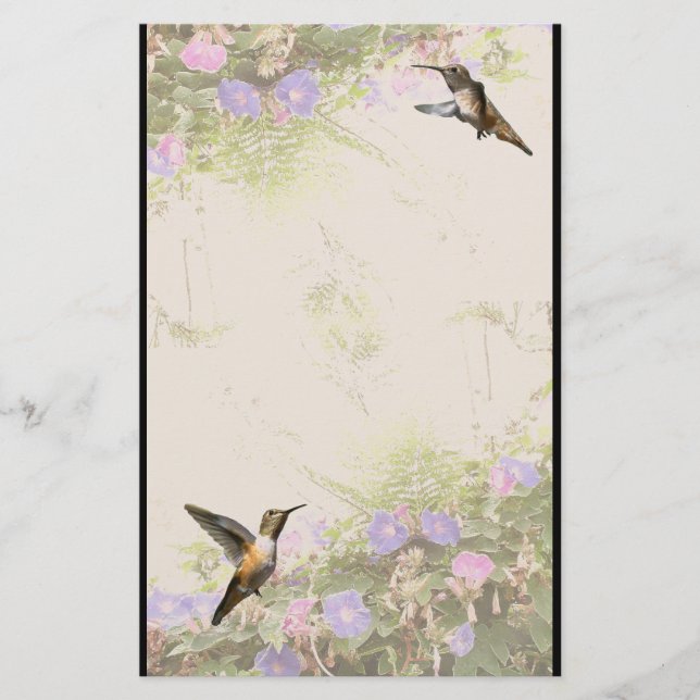 Papelaria Bird Animal Willife Floral (Frente)