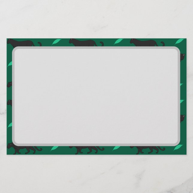 Papelaria Black Panthers (Frente)