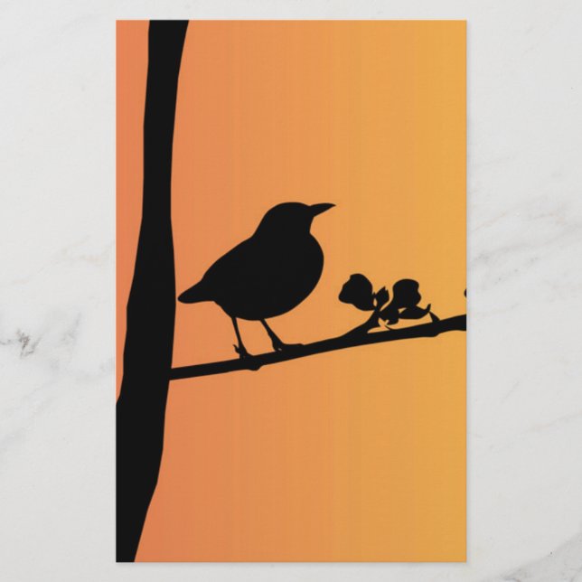 Papelaria Blackbird Silhouette (Frente)
