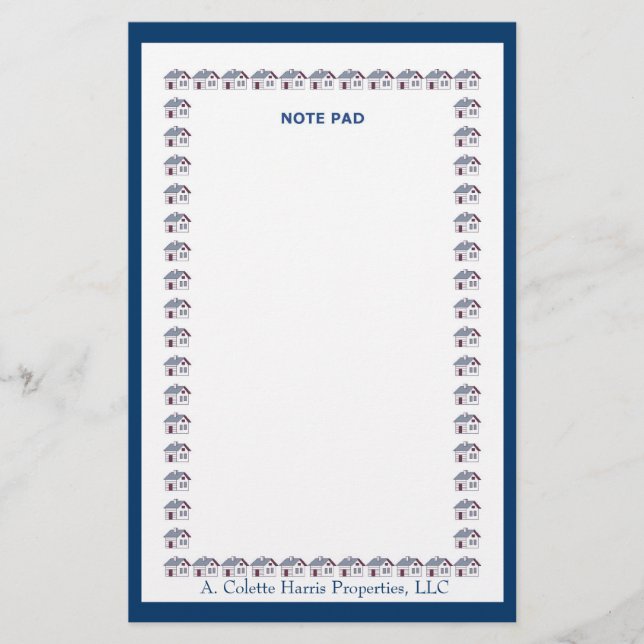 Papelaria Bloco de Notas- Design 4 (Frente)