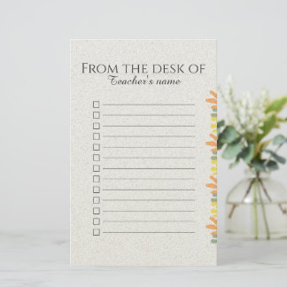 Papelaria Bloco de Notas Personalizado Boho Floral para Pro