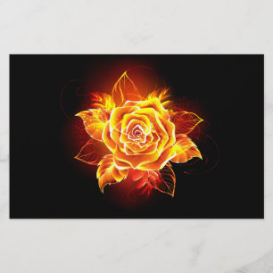 Papelaria Blooming Fire Rosa