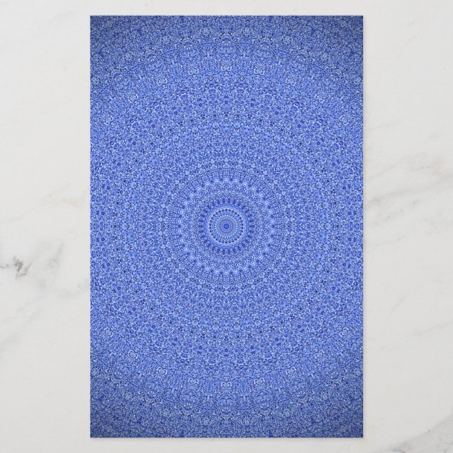 Papelaria Blue Mandala (Frente)