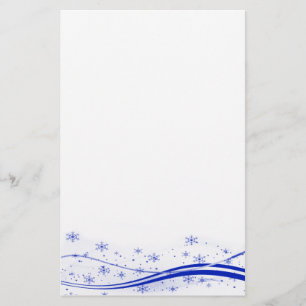 Papelaria Blue Snowy Christmas