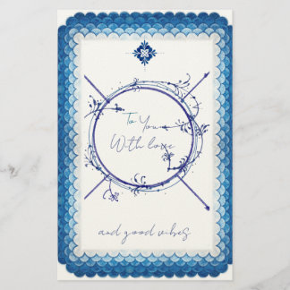 Papelaria Blue Wave Card