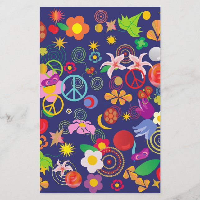Papelaria Boho floral (Frente)
