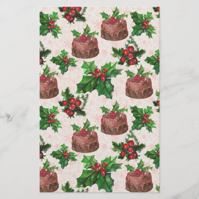 Papelaria Bolo de Natal (Frente)